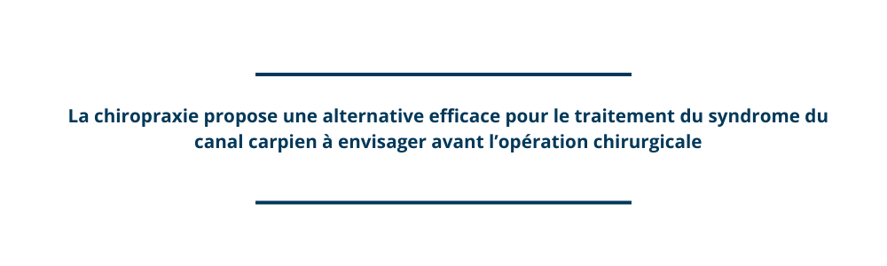 canal carpien engourdissement mains solution opération chiropraxie besançon