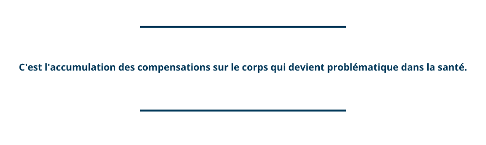 Des stress qui s'installent sur le corps et affectent notre potentiel 